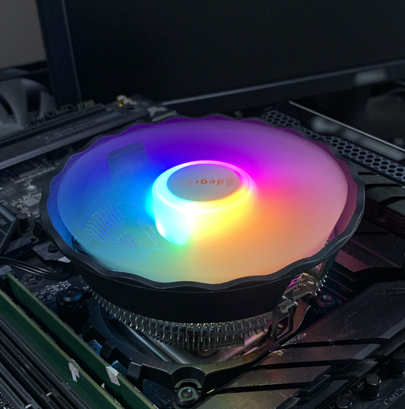 Esports Gaming Fan - RGB CPU Air Cooler 90mm Ventola