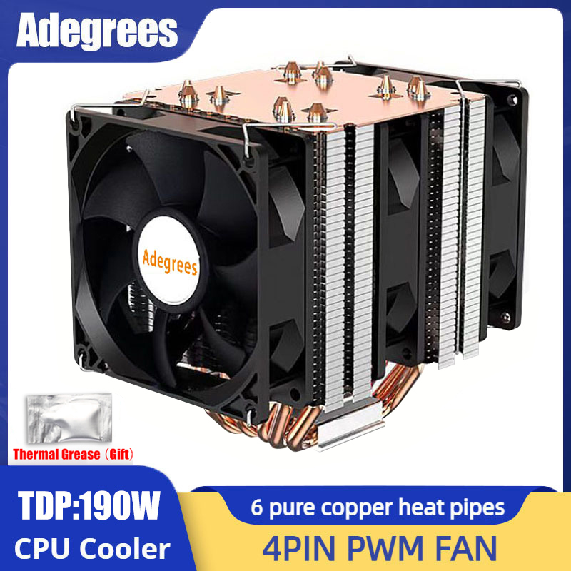 Esports Gaming Fan - 6 Tubo di Calore CPU di
