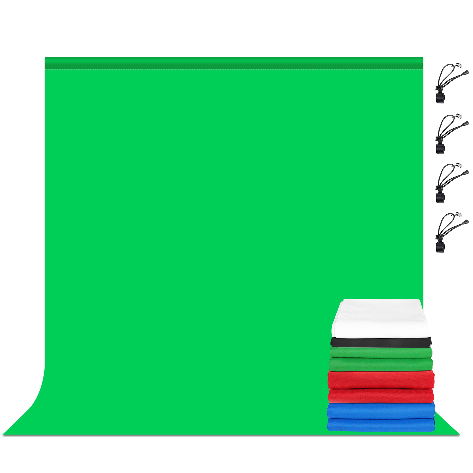 Green Screen Collapsible - PULUZ Sfondo fotografico in tessuto verde