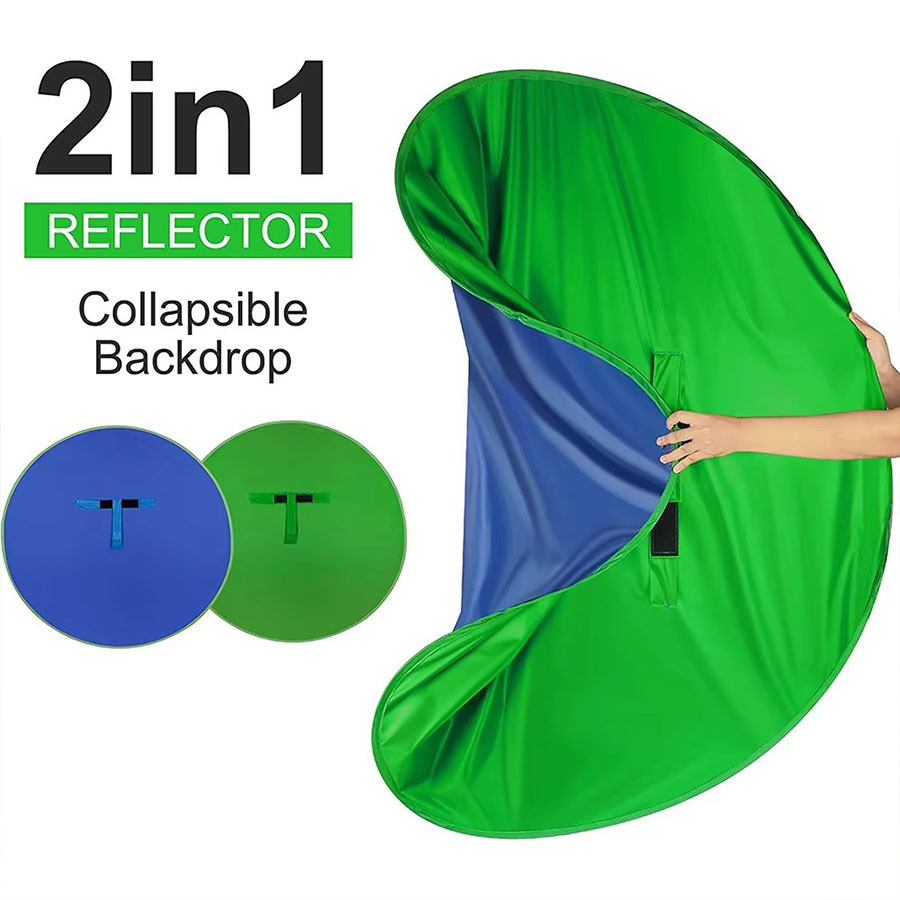 Sfondo Fotografico Rotondo Pie - Green Screen Collapsible recensione e prezzo