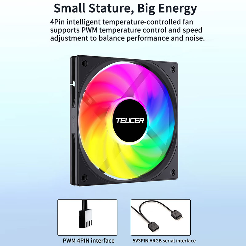 Teucer 120mm Ventola per case  - Esports Gaming Fan recensione e prezzo