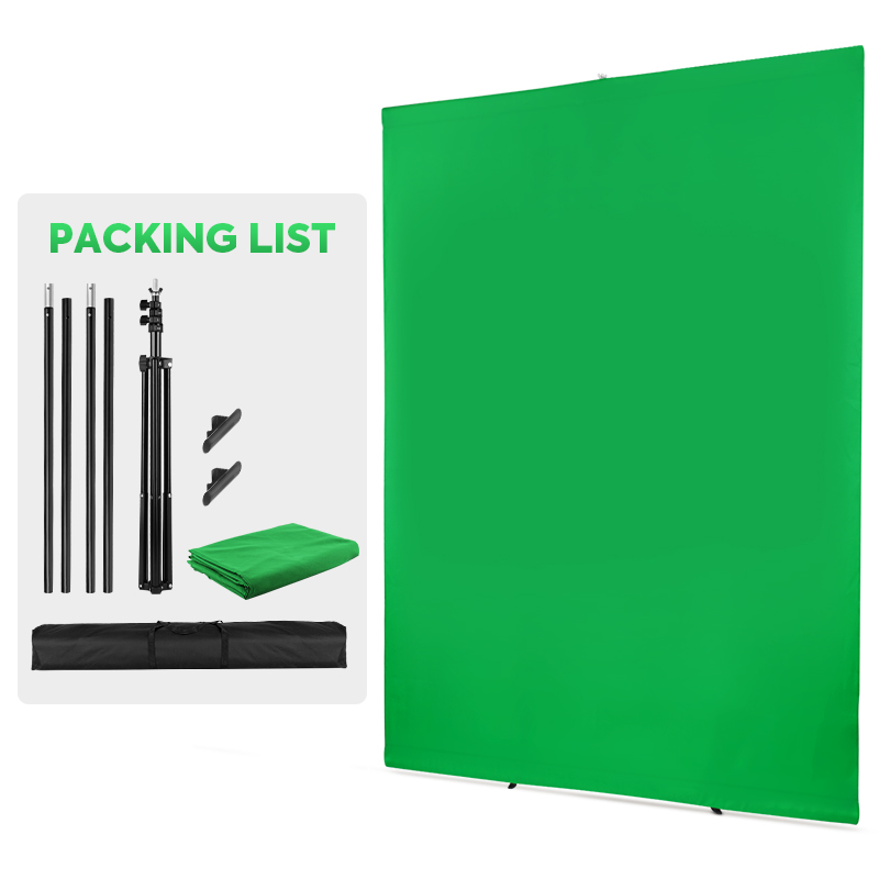 Kit supporto con sfondo scherm - Green Screen Collapsible recensione e prezzo