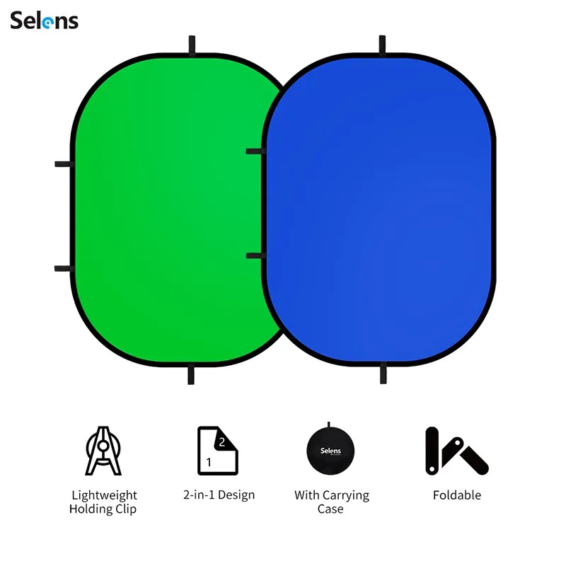 Selens sfondo fotografico con  - Green Screen Collapsible recensione e prezzo