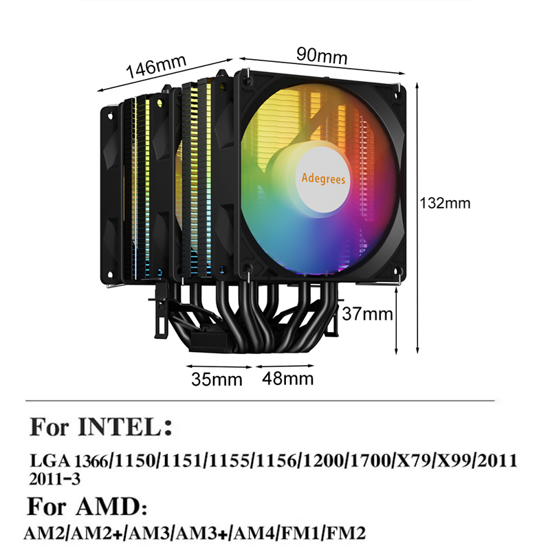 Dissipatore di Calore CPU AM4  - Esports Gaming Fan recensione e prezzo